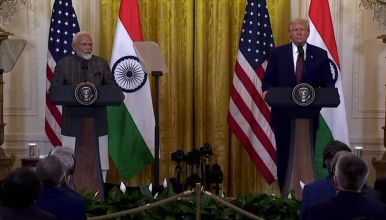 Narendra Modi and Donald J. Trump