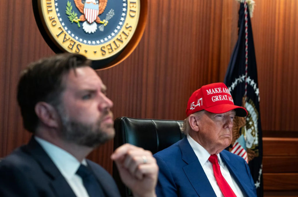 JD Vance and Donald J Trump
