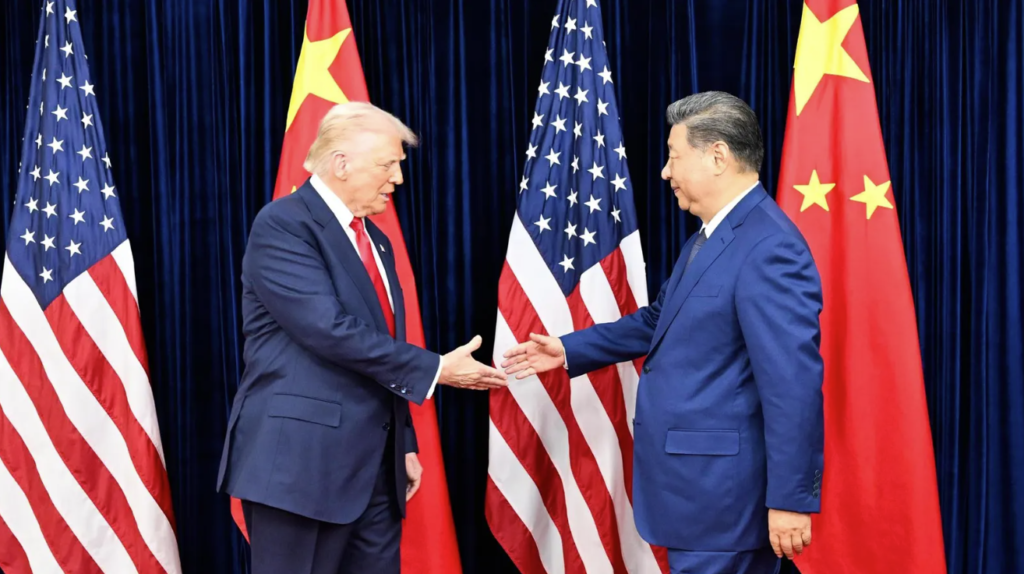 US/China - Trump says he will travel to China in April and that Xi Jinping will return the visit "at the end of the year" Europa Press