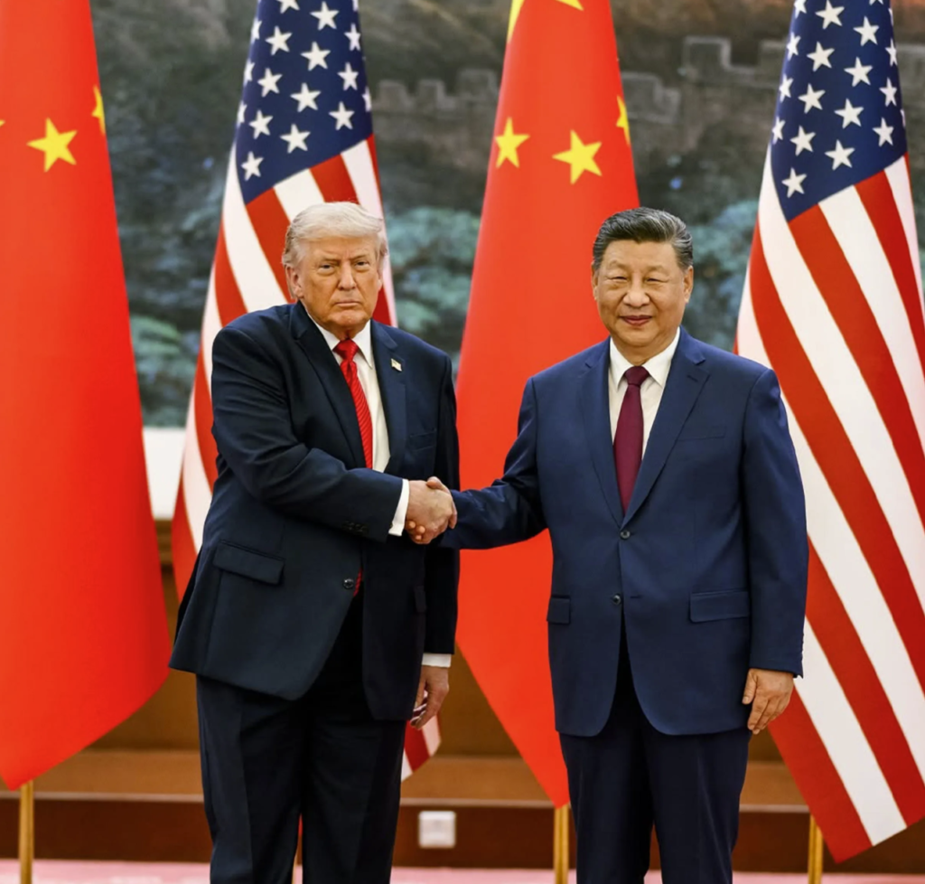US President Donald J. Trump and Chinese President Xi Jinping